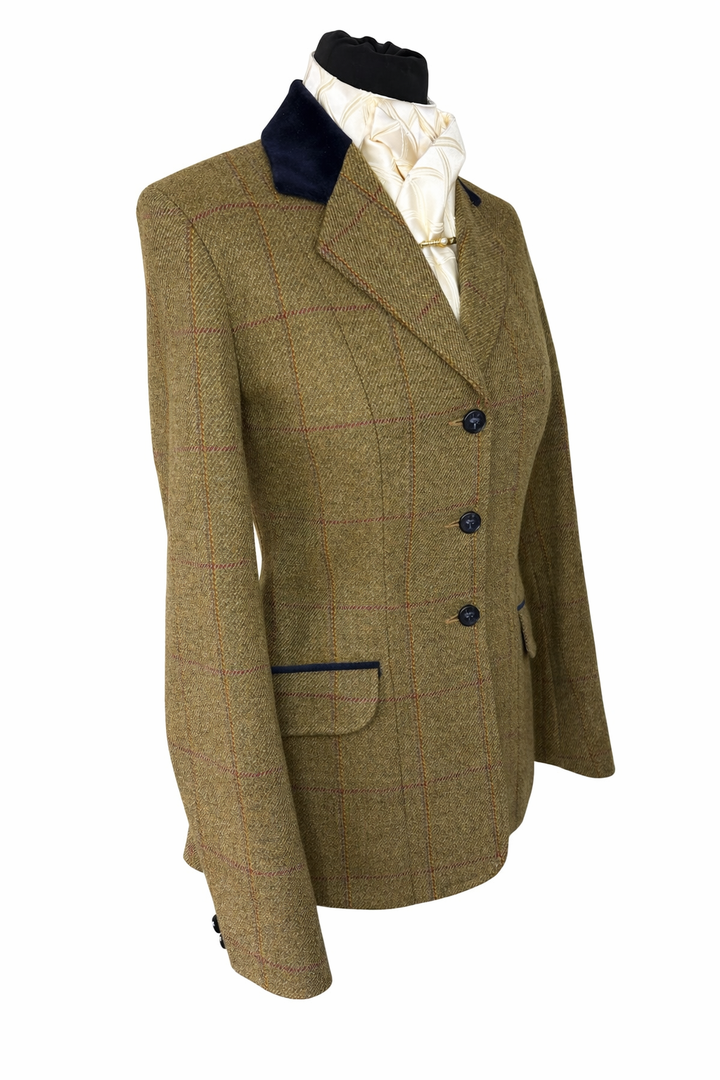 Green Tweed Riding Jacket - Childrens